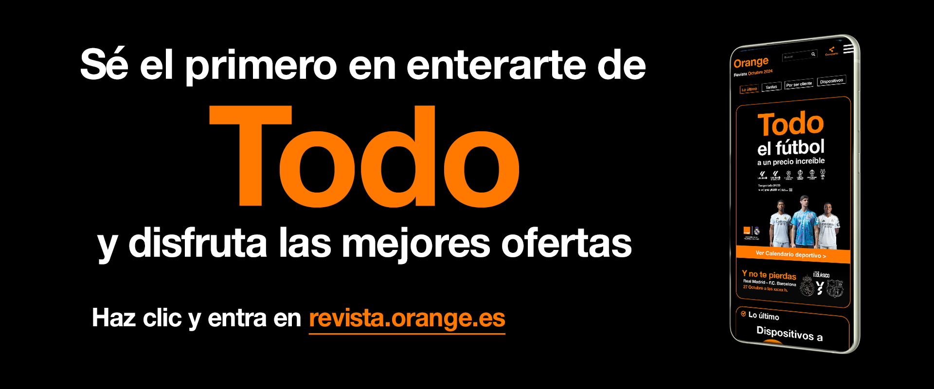 Novedades. Tu revista Orange ahora en tu móvil