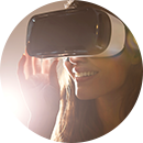 Acceso a tecnología de realidad virtual y realidad aumentada