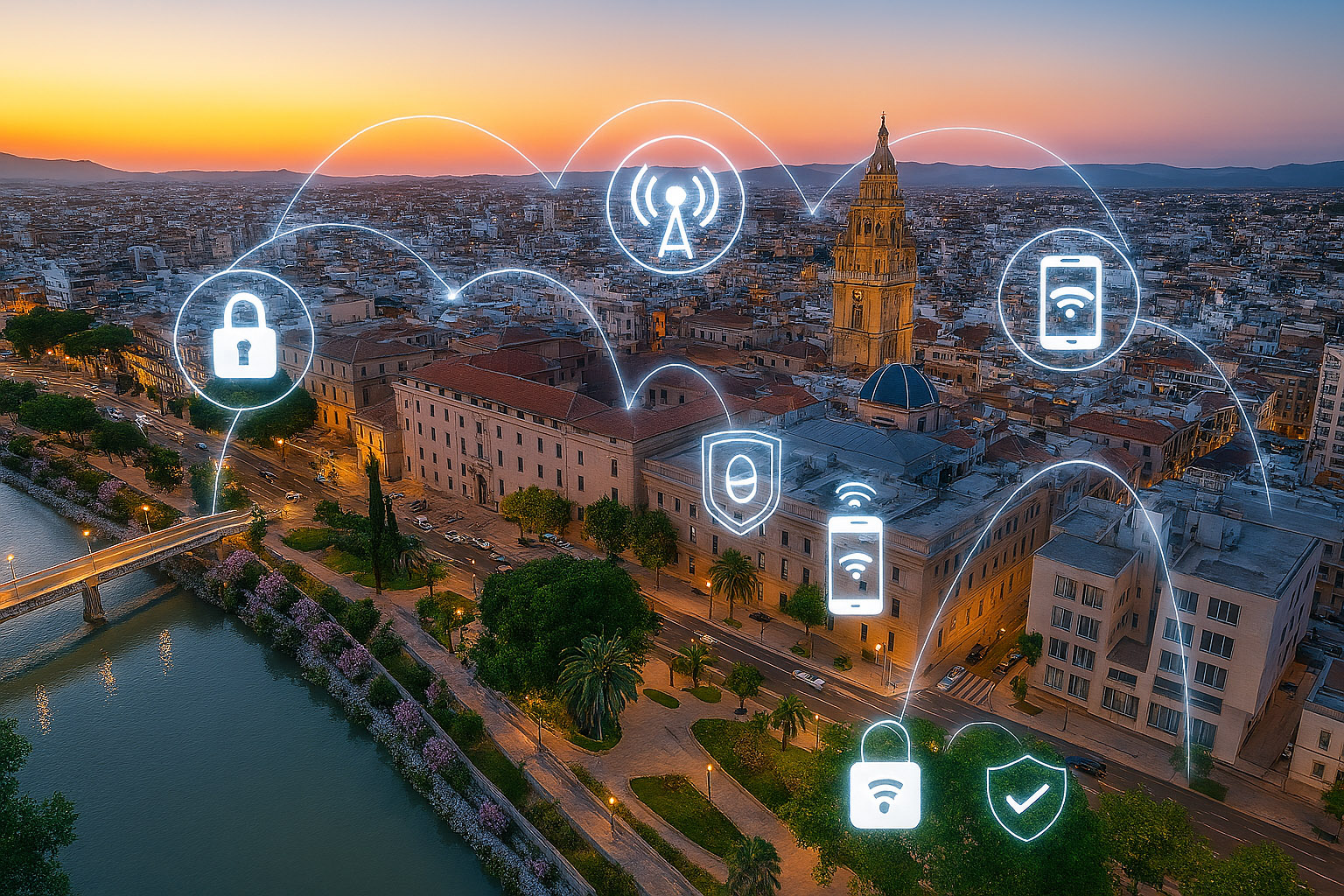 Orange gestionará todas las comunicaciones y la seguridad digital del Ayuntamiento de Murcia Orange gestionará todas las comunicaciones y la seguridad digital del Ayuntamiento de Murcia