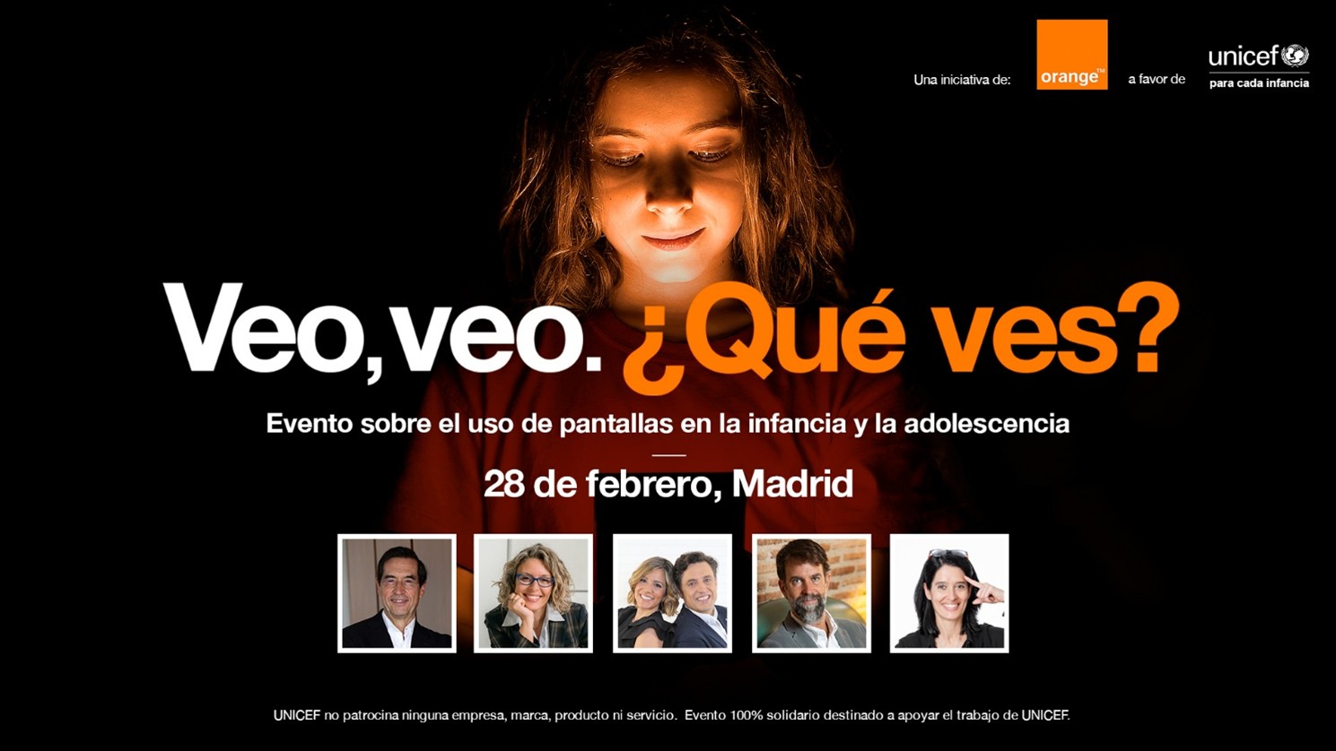 Orange presenta “VEO, VEO, ¿Qué ves?”, una jornada para impulsar un uso seguro de la tecnología entre niños y adolescentes Orange presenta “VEO, VEO, ¿Qué ves?”, una jornada para impulsar un uso seguro de la tecnología entre niños y adolescentes