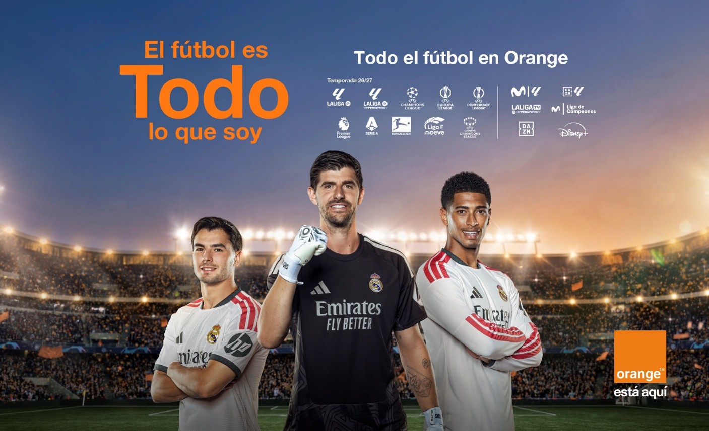 Orange vuelve a ofrecer Todo el fútbol junto con la propuesta de entretenimiento más completa del mercado Orange vuelve a ofrecer Todo el fútbol junto con la propuesta de entretenimiento más completa del mercado