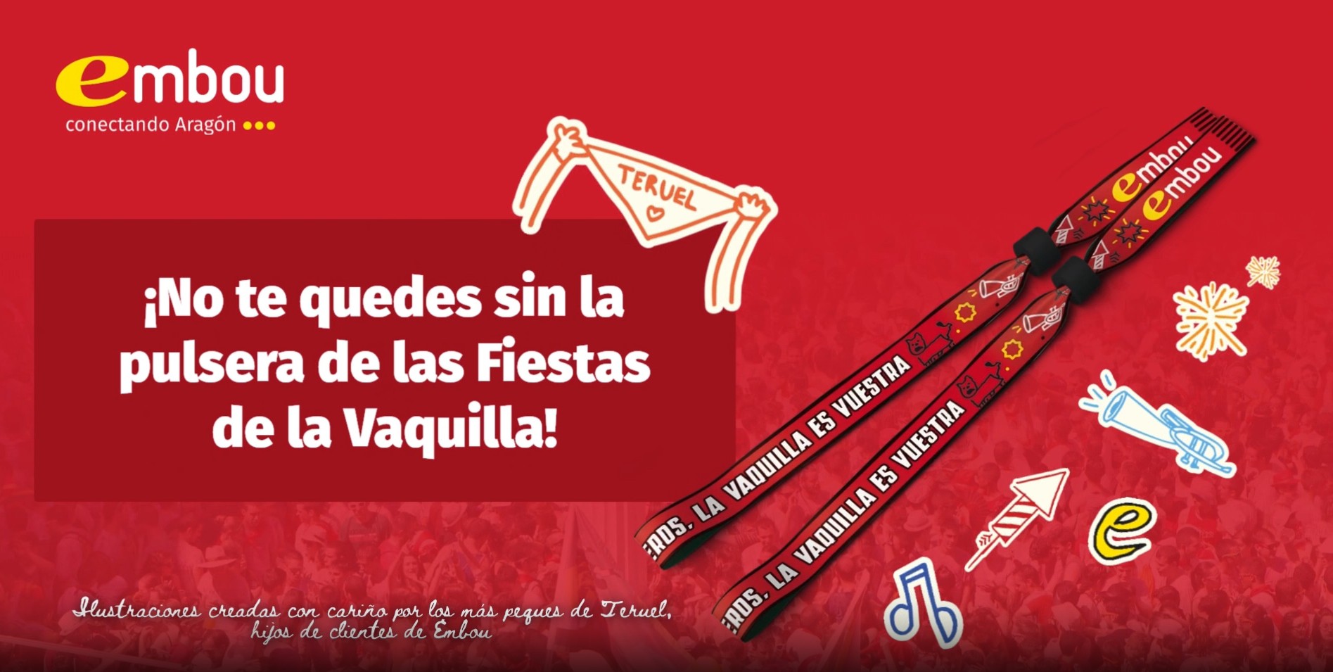 Embou lanza sus pulseras exclusivas para las Fiestas del Ángel de Teruel Embou lanza sus pulseras exclusivas para las Fiestas del Ángel de Teruel