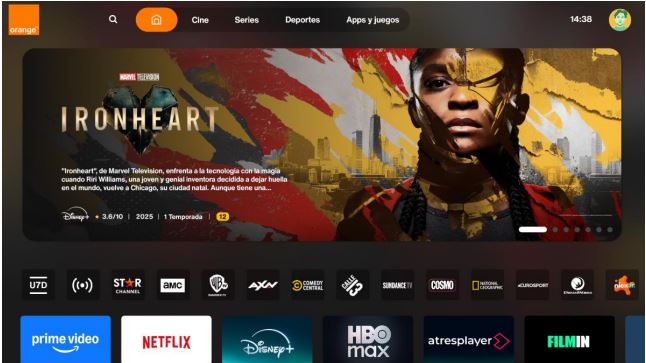 Orange TV culmina su transformación técnica y  visual para lograr una experiencia diferencial y  única en el consumo de contenidos audiovisuales