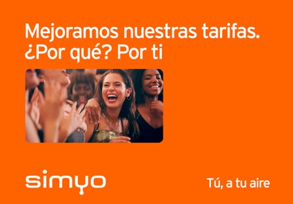 ¡En simyo mejoramos nuestras tarifas! ¿Por que´? Por ti