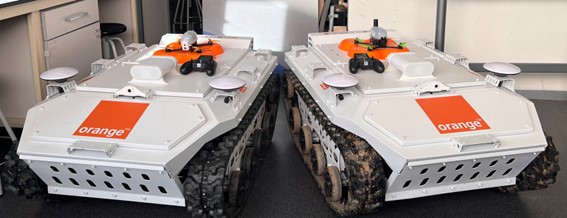 MasOrange muestra en el MWC robots autónomos y drones conectados con 5G SA para la prevención de incendios