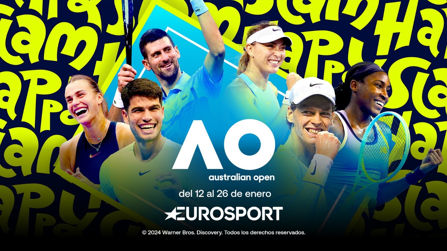 El Open de Australia, desde el 12 de enero en Eurosport 4K con Orange TV