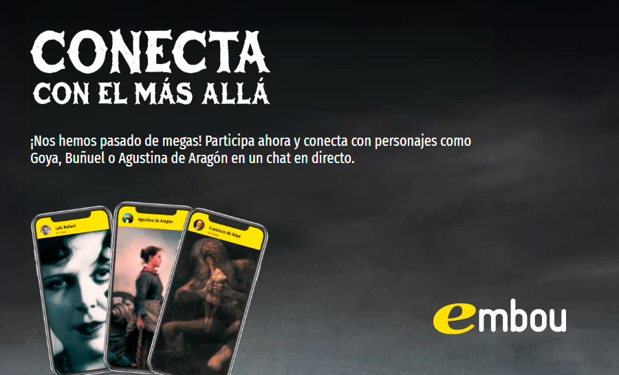 Embou conecta con el “más allá” mediante un chat en directo con personajes ilustres de Aragón