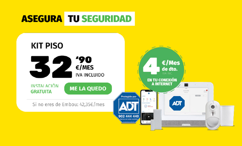 Embou protege tu hogar con la última tecnología de ADT
