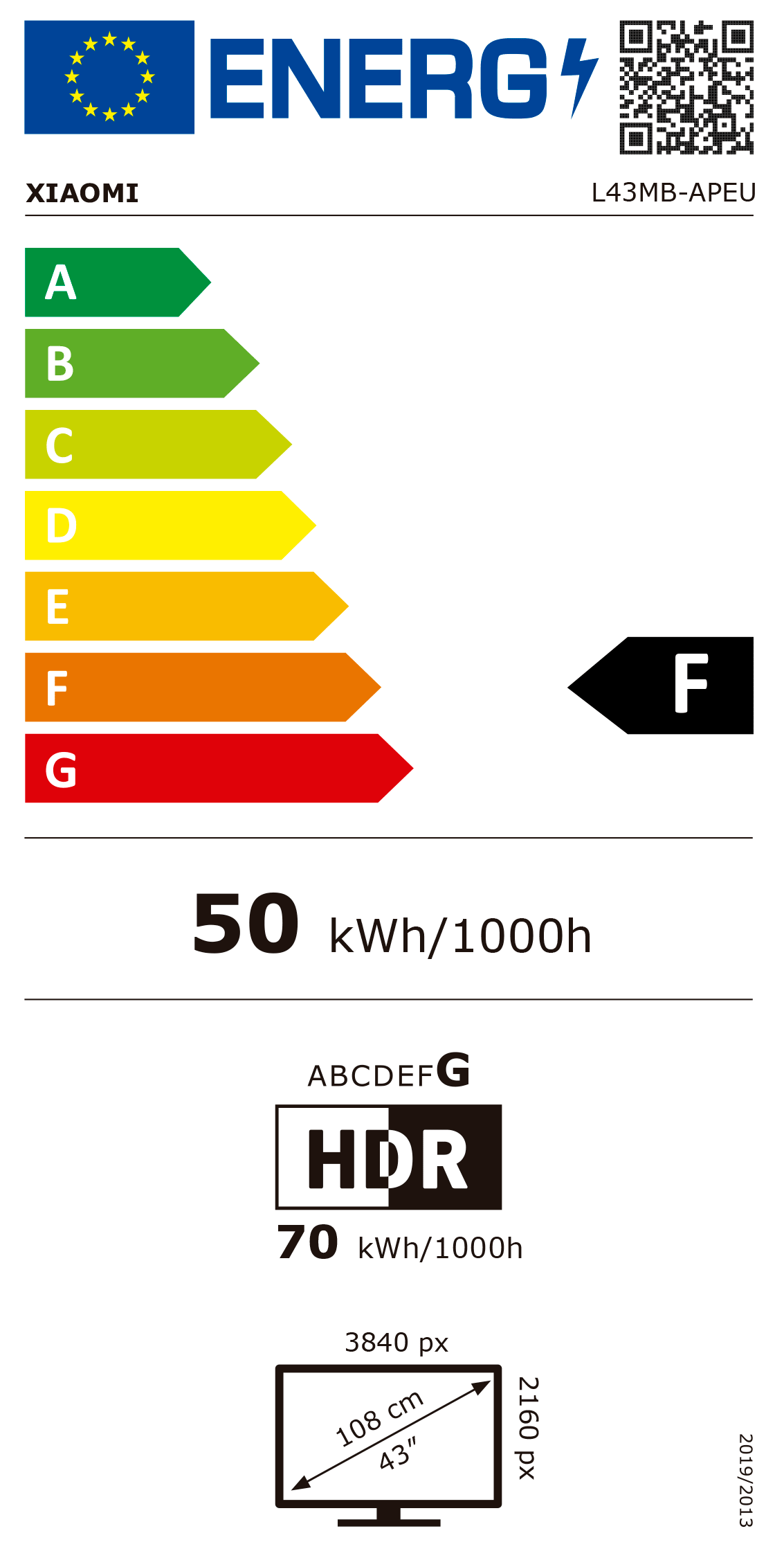 Certificado energético F