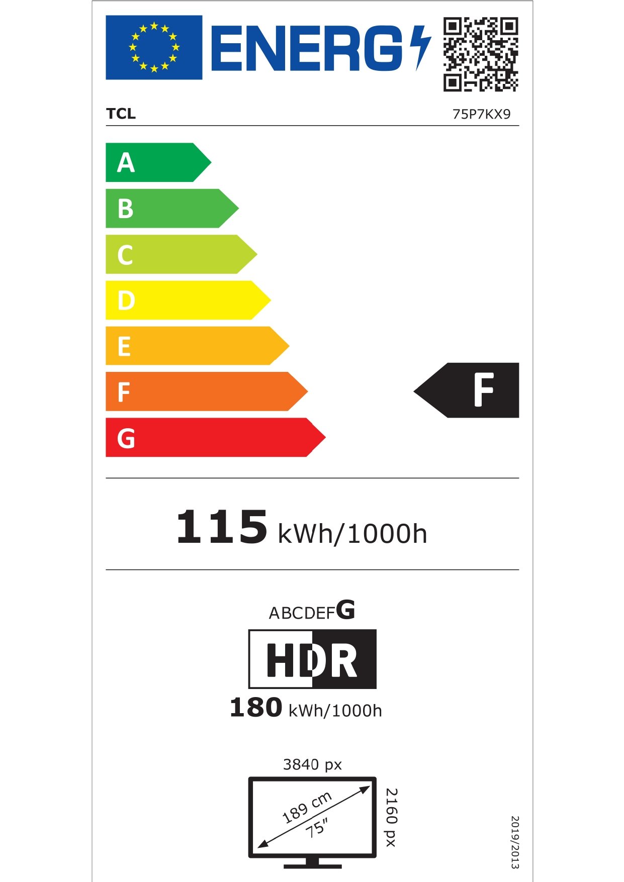 Certificado energético F