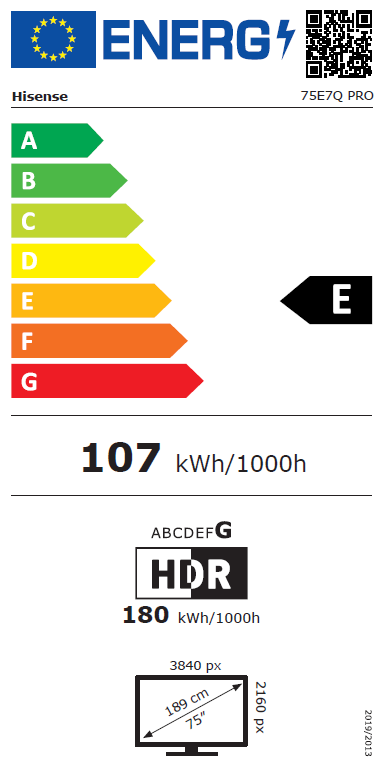 Certificado energético E